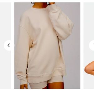 MATE THE LABEL Oversized Fleece Crewneck